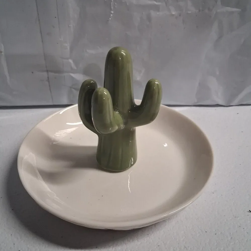 Cactus Ring and Jewelry Dish Holder